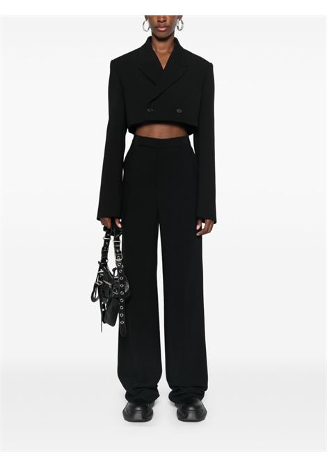 Black straight-leg tailored trousers Rick Owens - women RICK OWENS | RP02D3302HY09